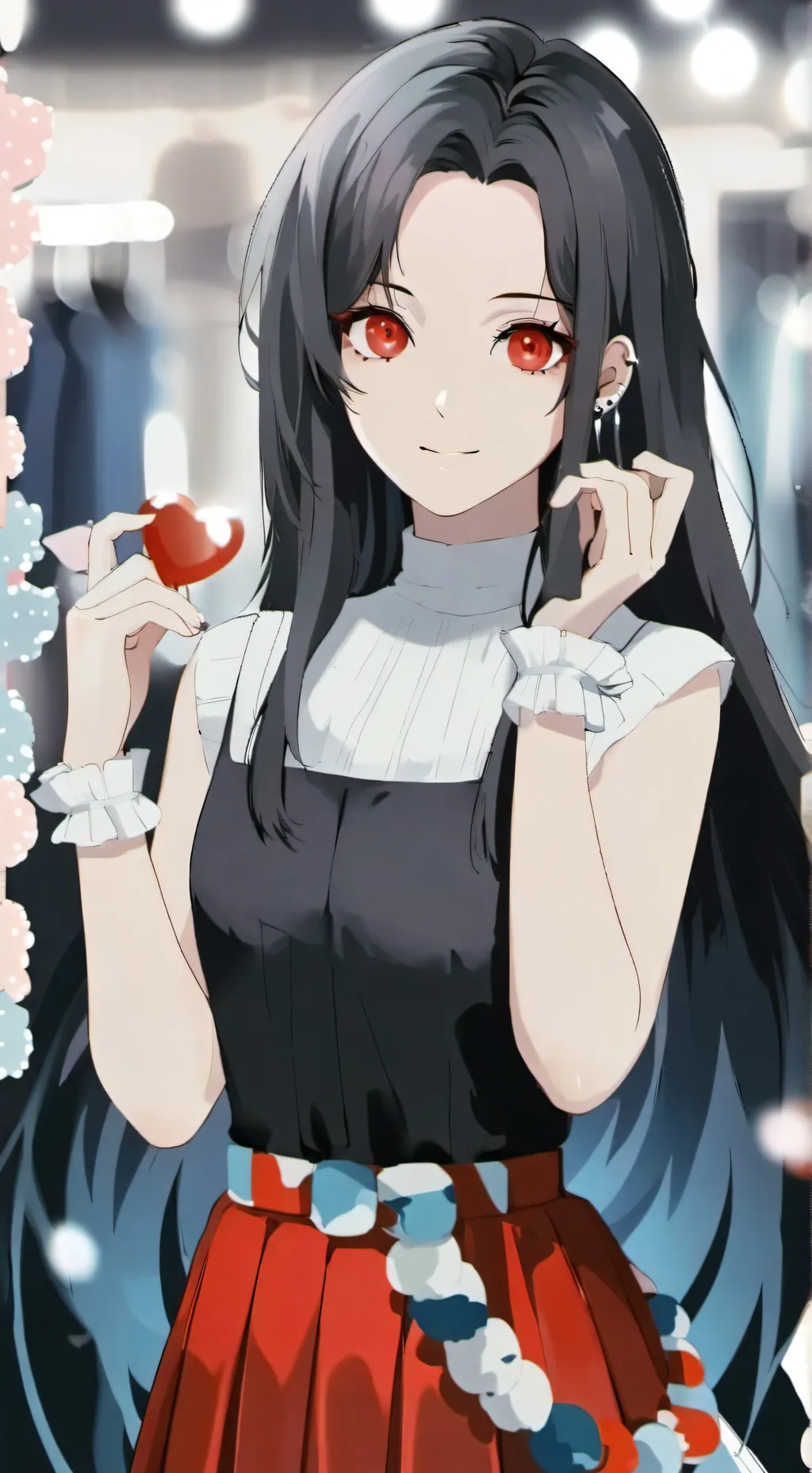 ai character: monica background
