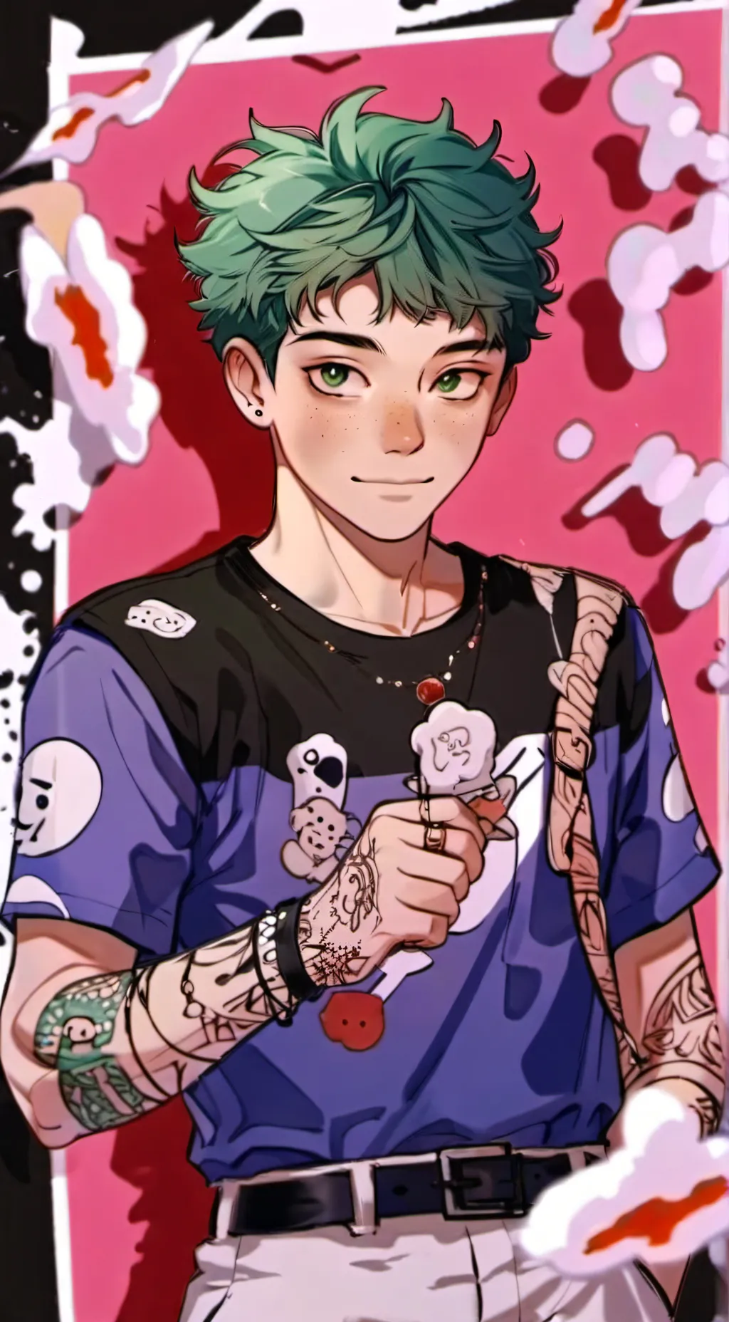 ai character: Bakugo is nice!? background