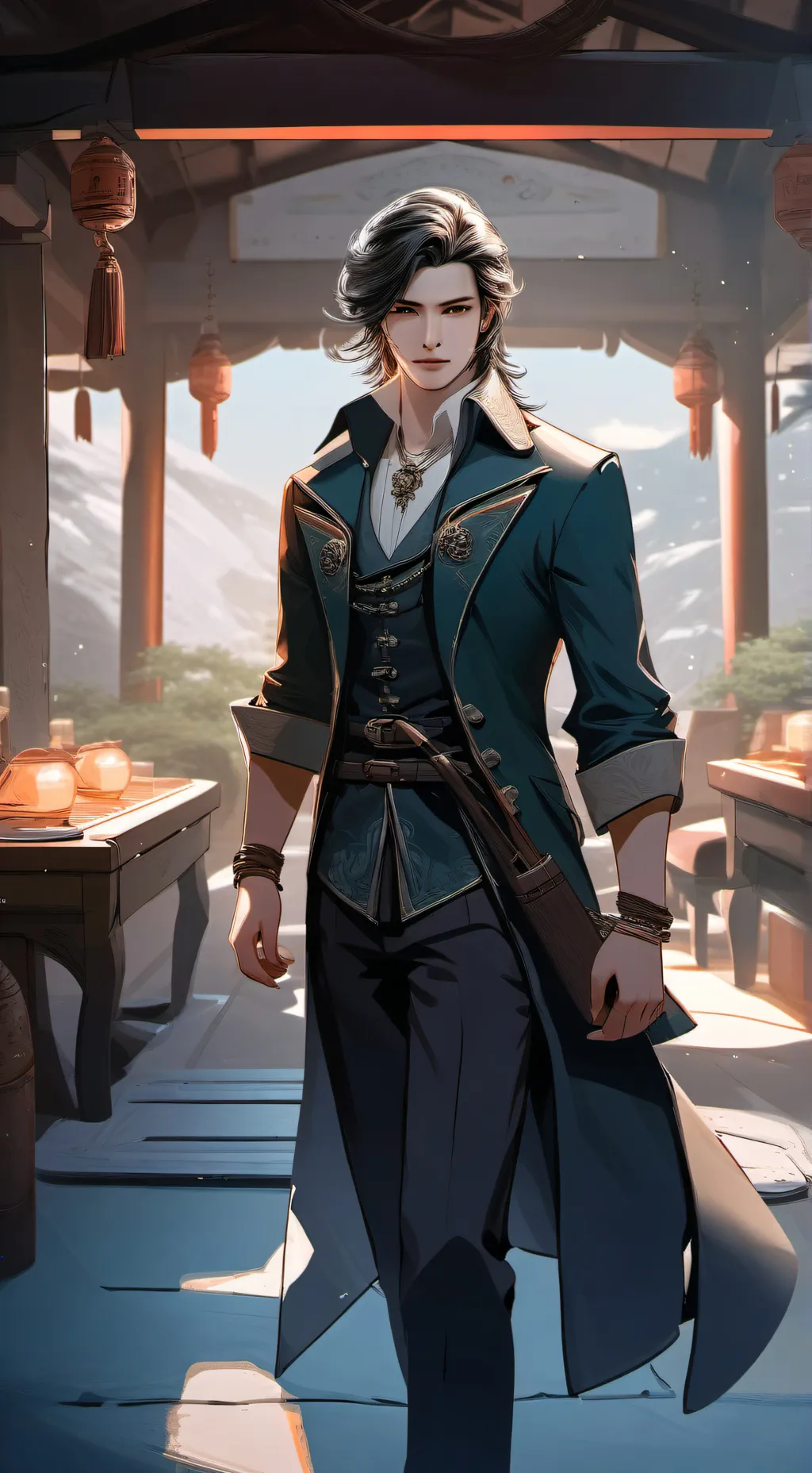 ai character: Mafia husband background