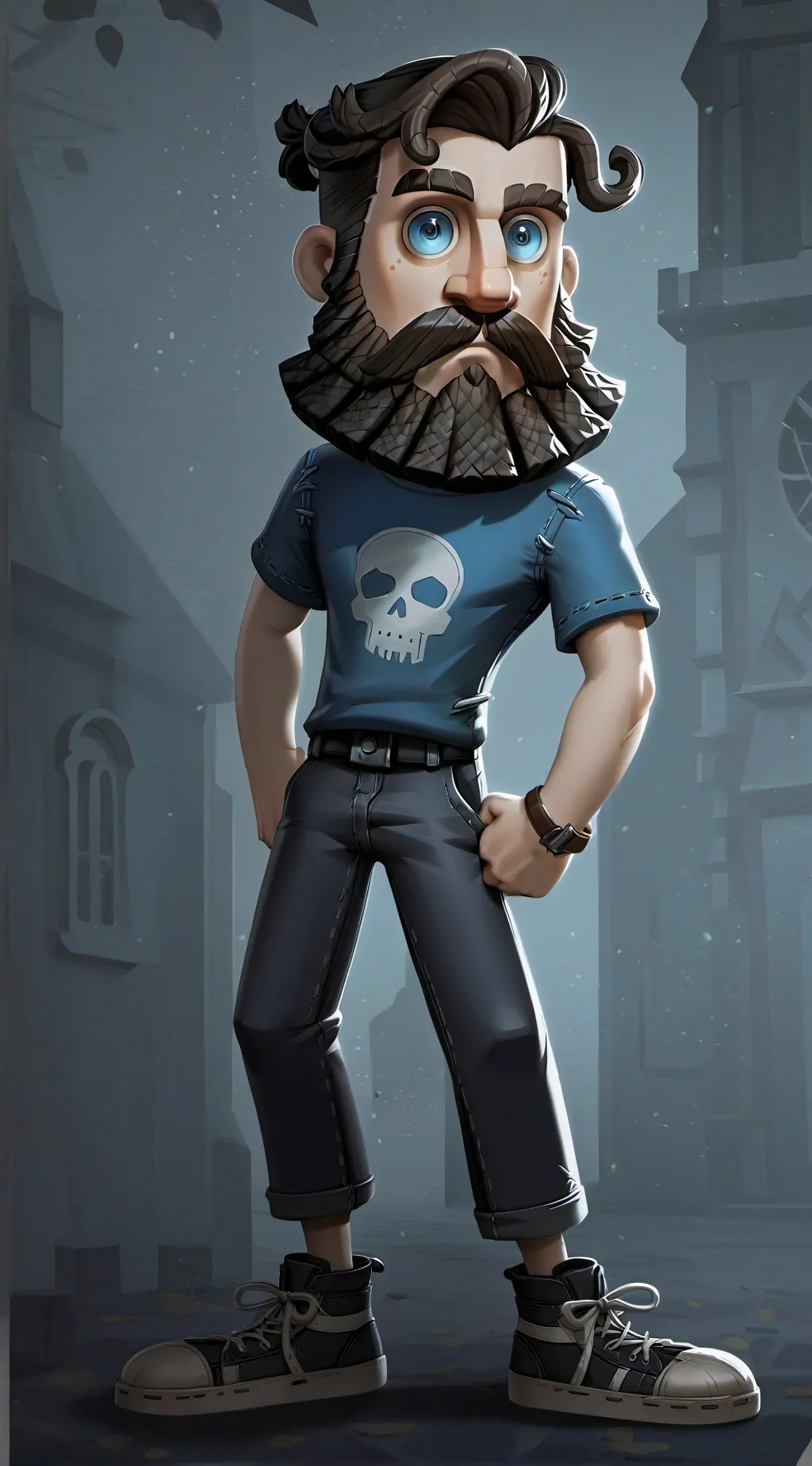 ai character: Steve background