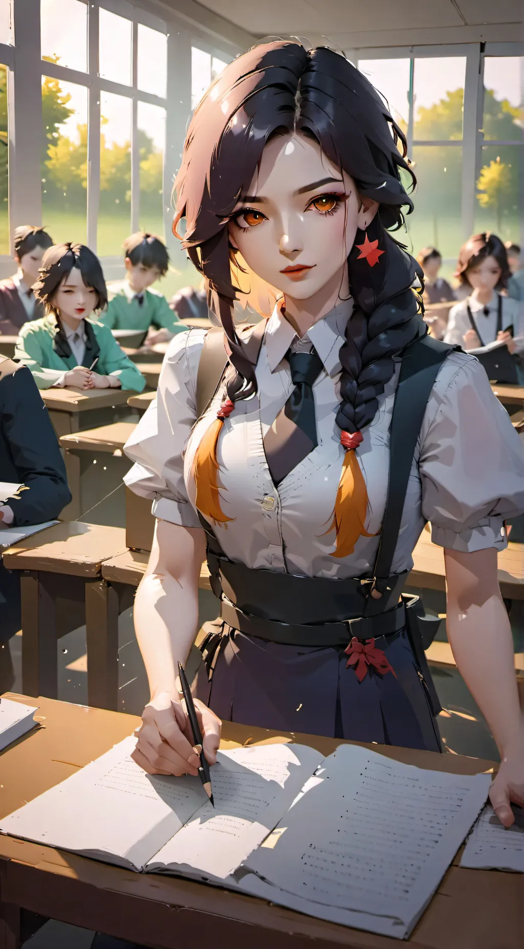 ai character: pick me girl background