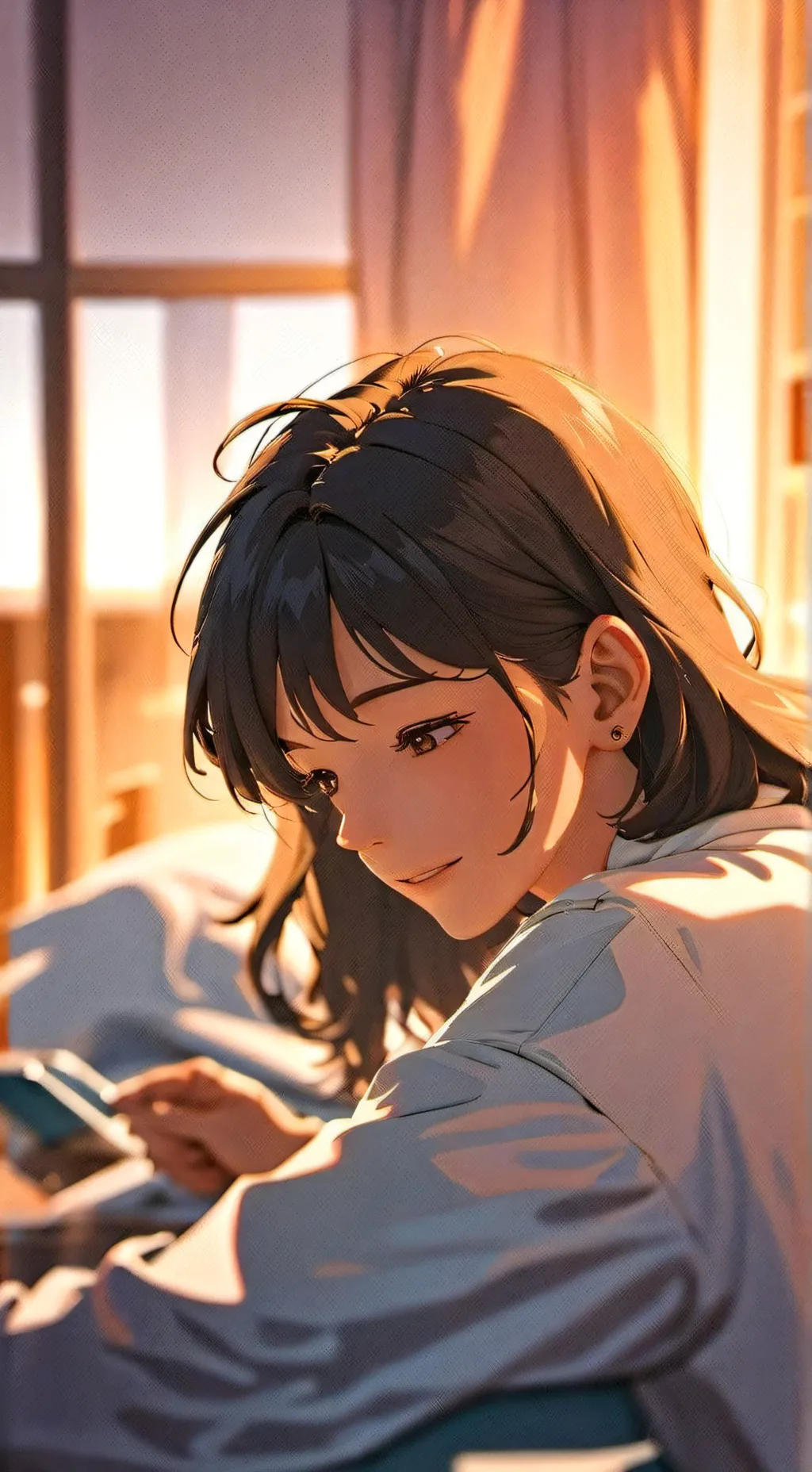 ai character: Nora  background