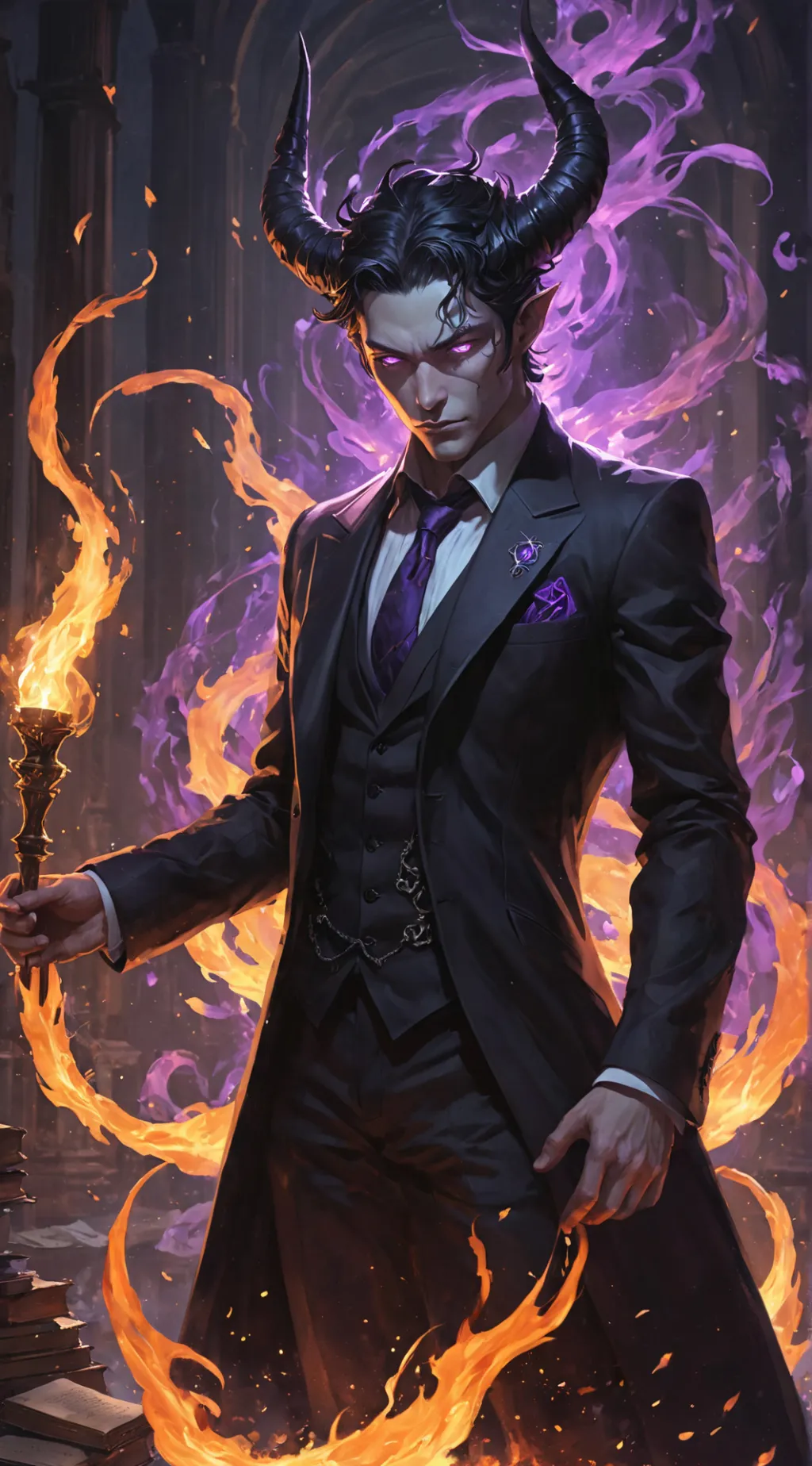 ai character: Lucien background
