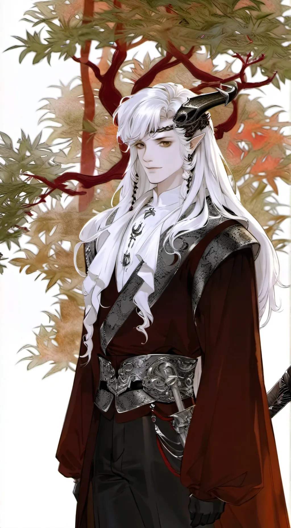 ai character: Damian  background