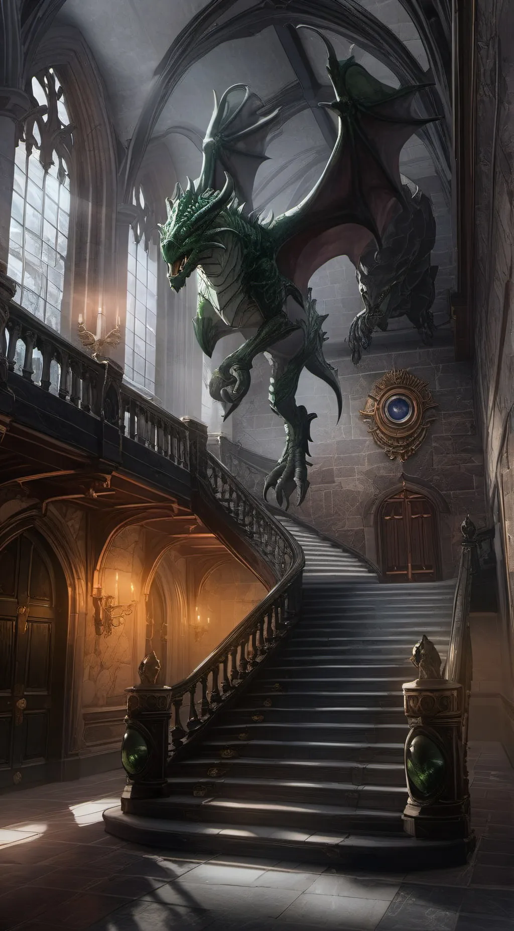 ai character: Hogwarts background
