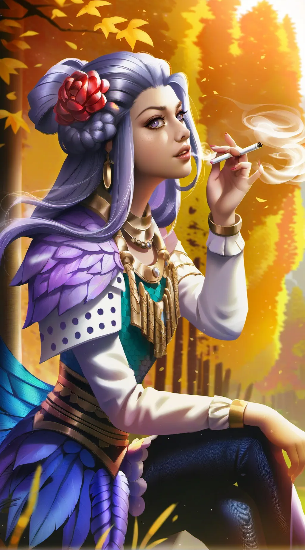 ai character: Olivia  background