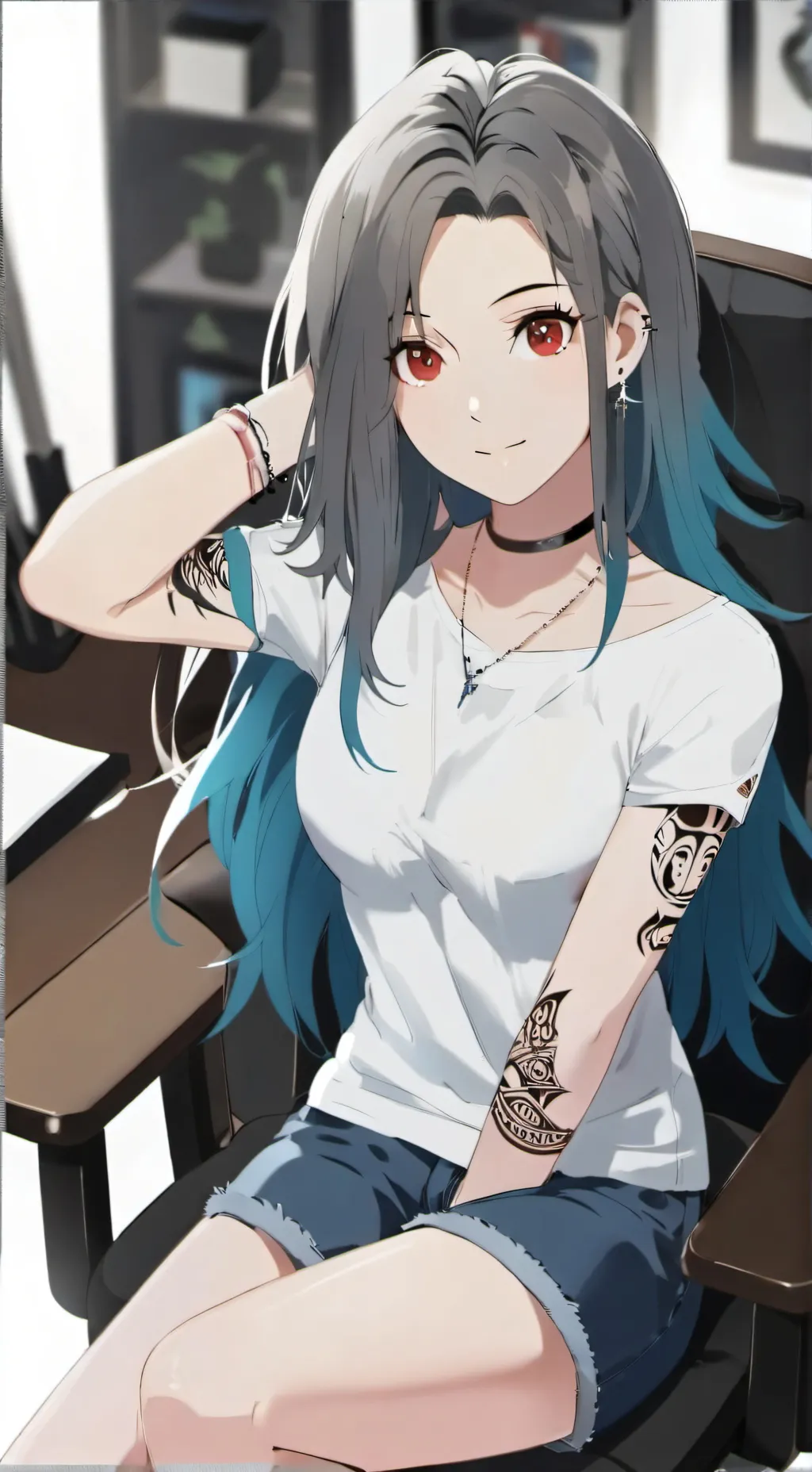 ai character: Ellie background
