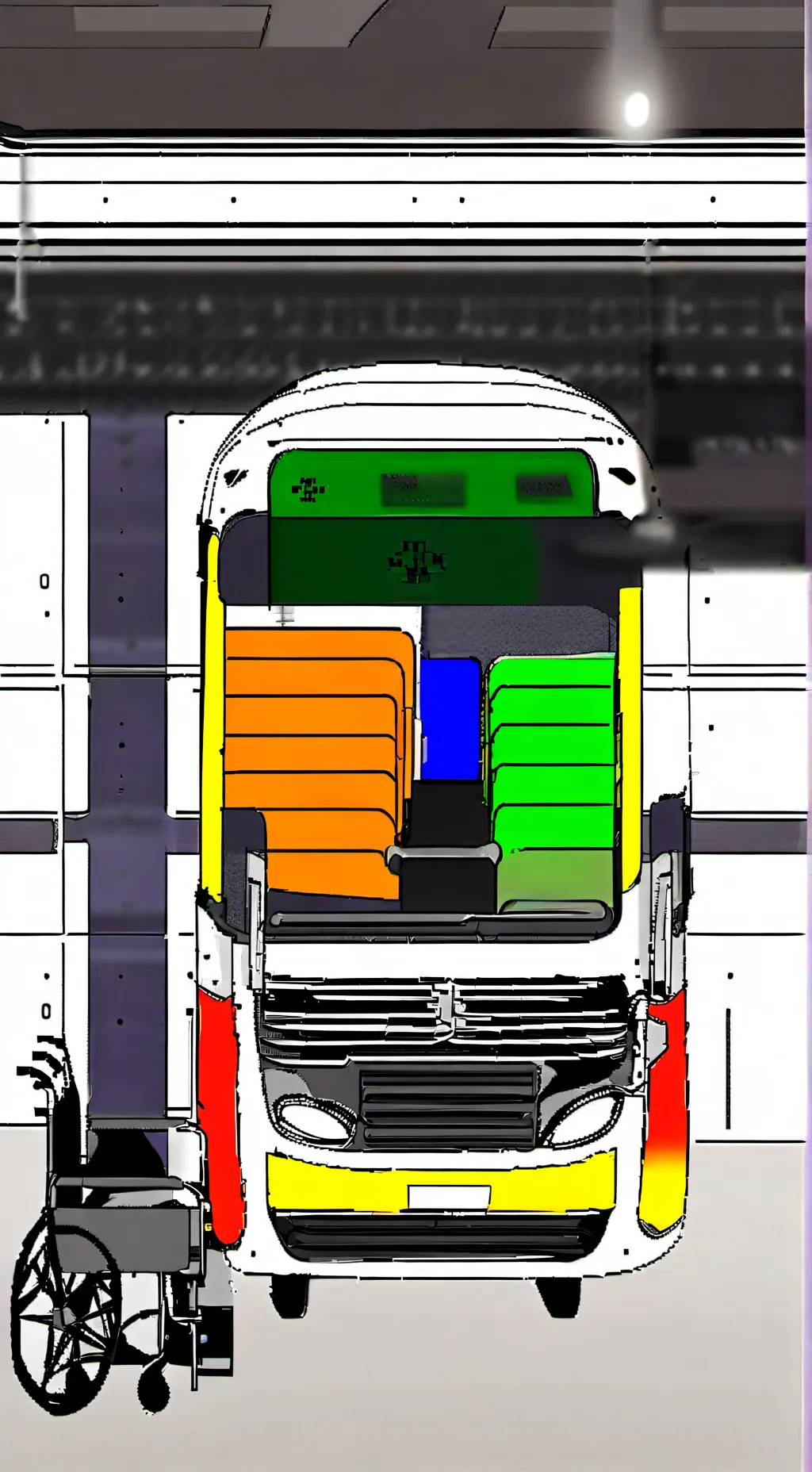 ai character: oc bus! background