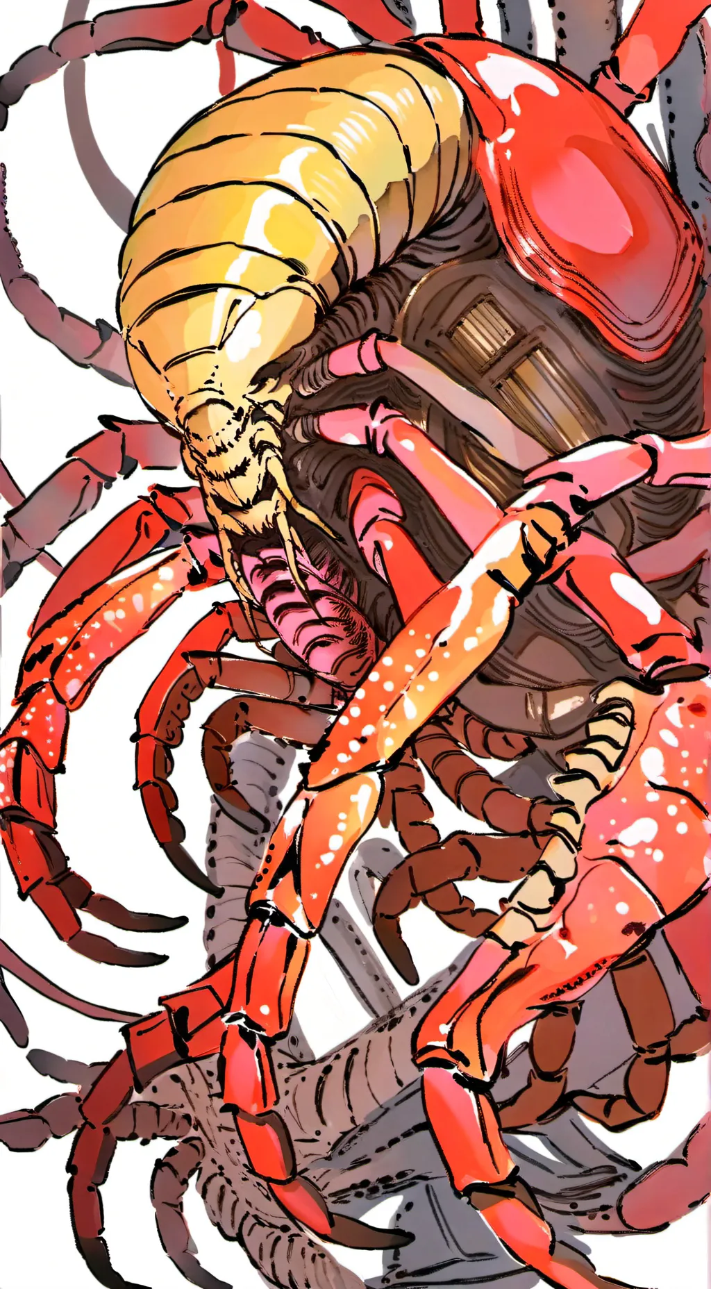 ai character: XenoFacehugger background