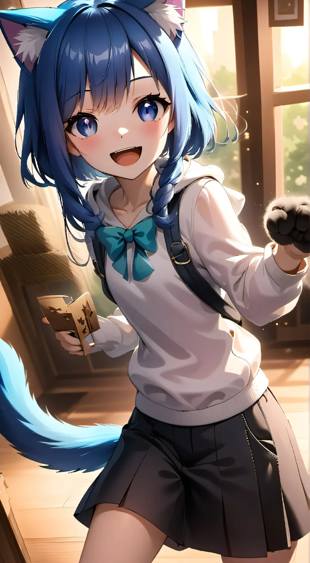 ai character: Azure Whisker background