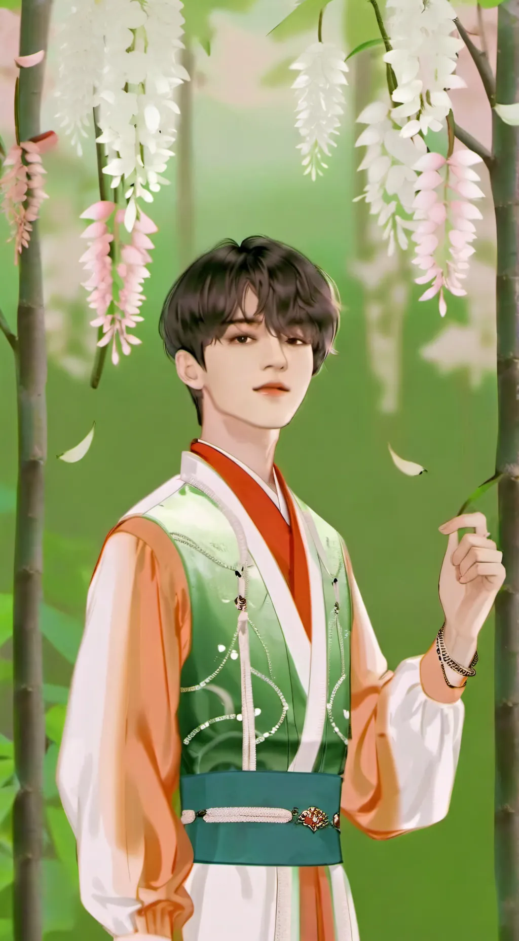 ai character: Milo  background