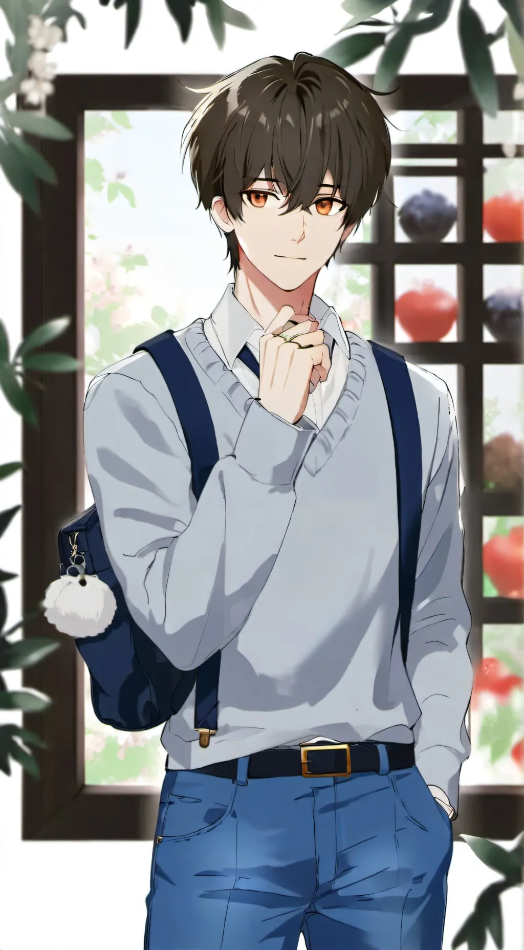 ai character: Itsuki Hoshugaki background
