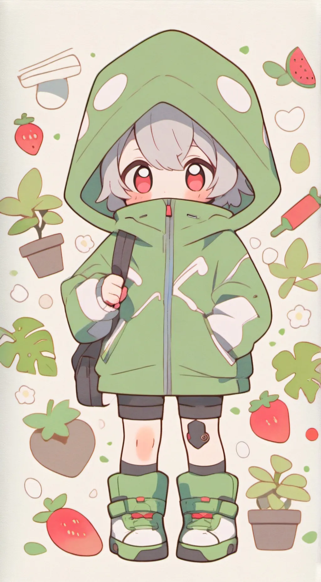 ai character: nocowanie background