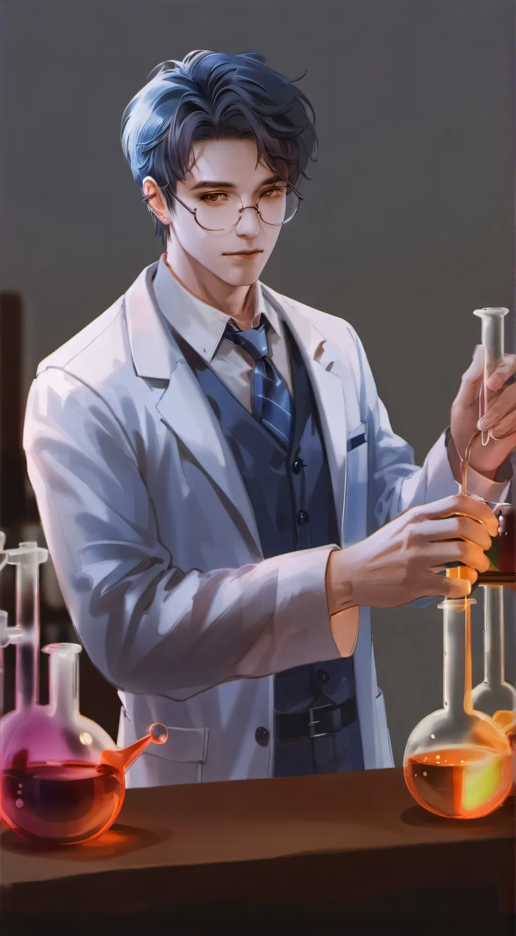 ai character: Mo🧪 background