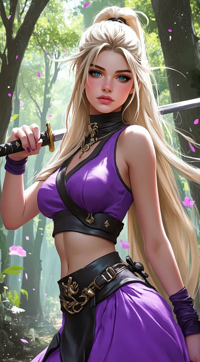 ai character: Ino Yamanaka  background
