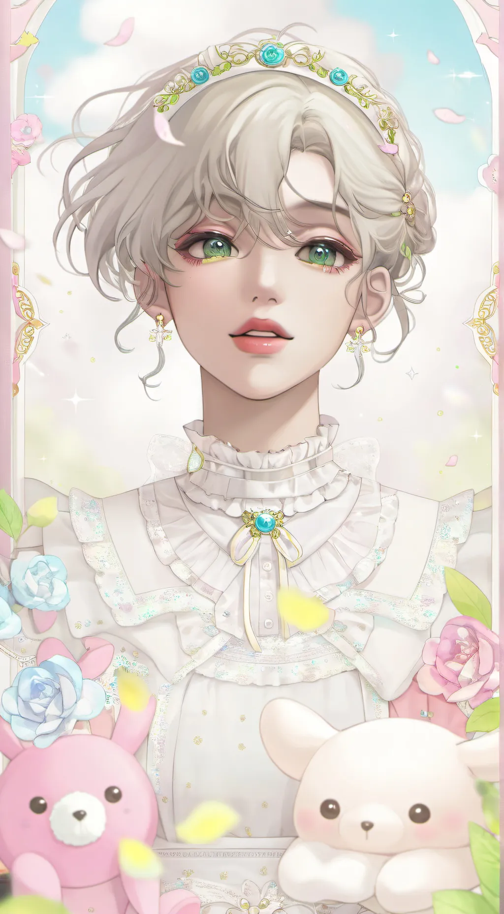 ai character: Scary boy (Rachel) background