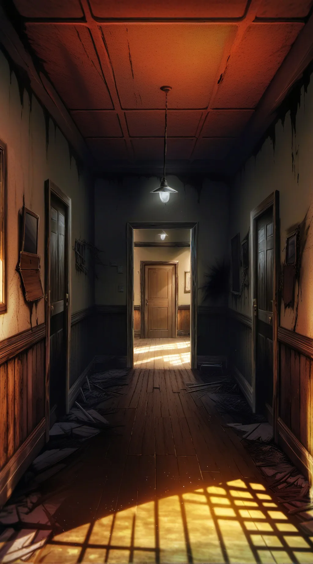 ai character: Haunted hospital#2 background