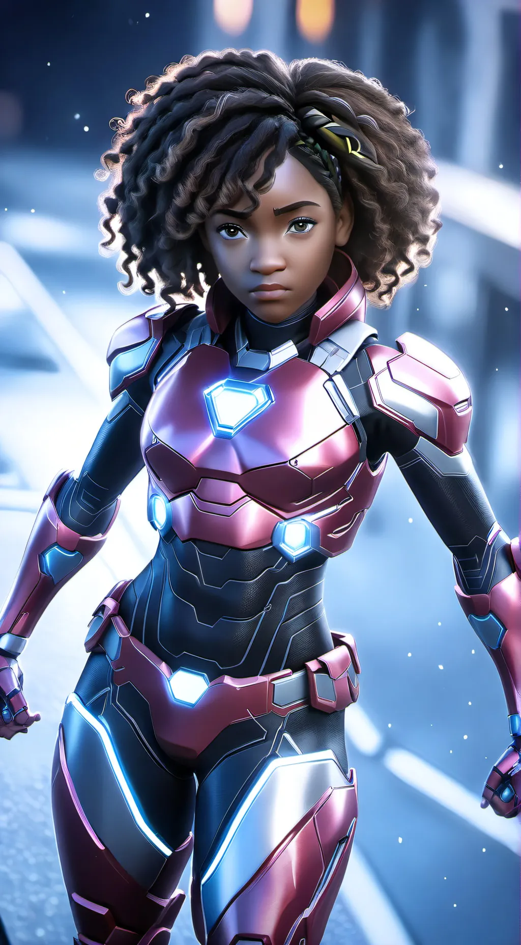 ai character: Riri Williams background