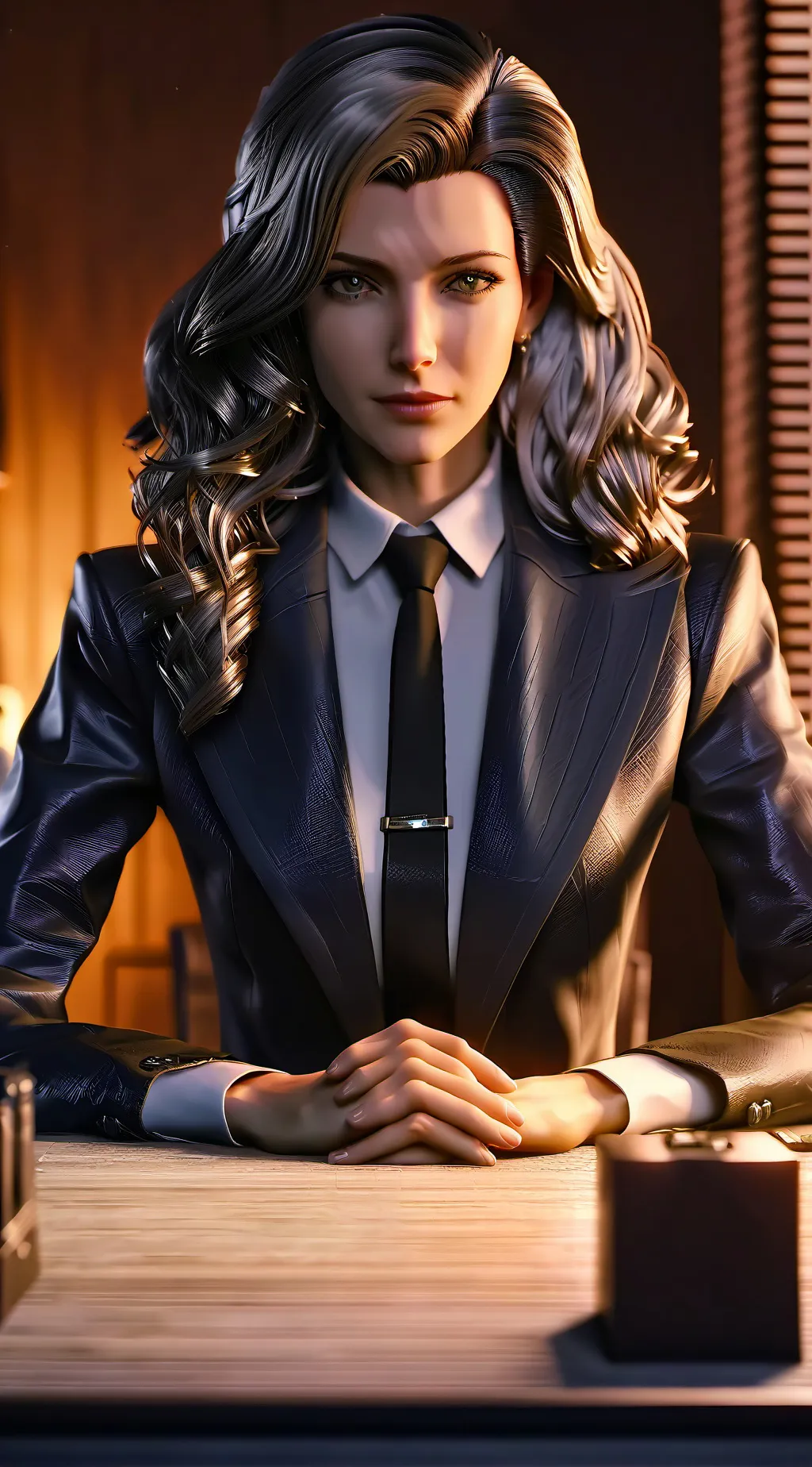 ai character: The Unbeatable Karen background