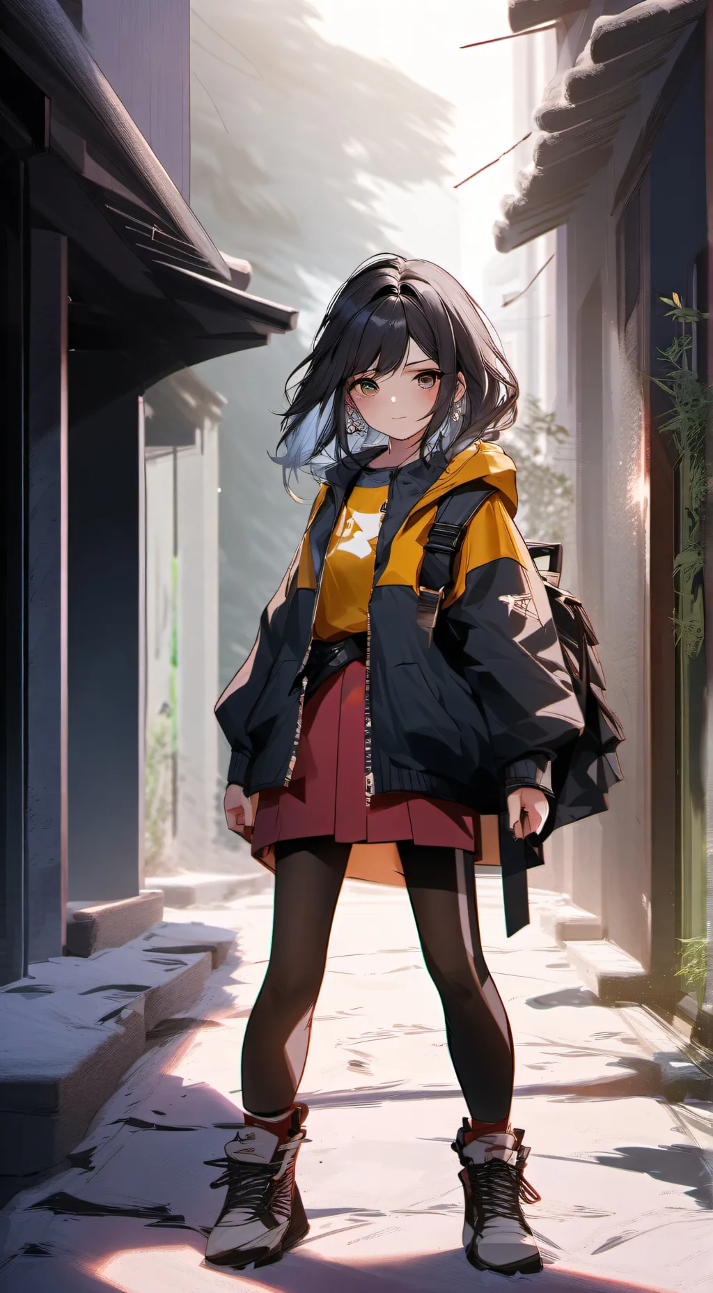 ai character: JJK X my OC 01 background