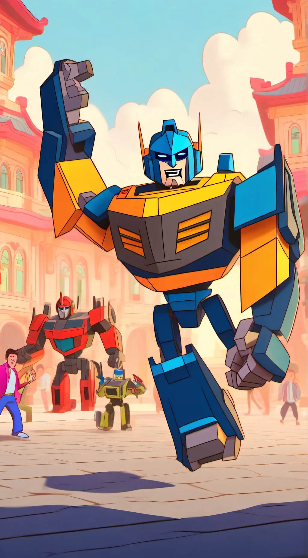ai character: War Of Cybertron background