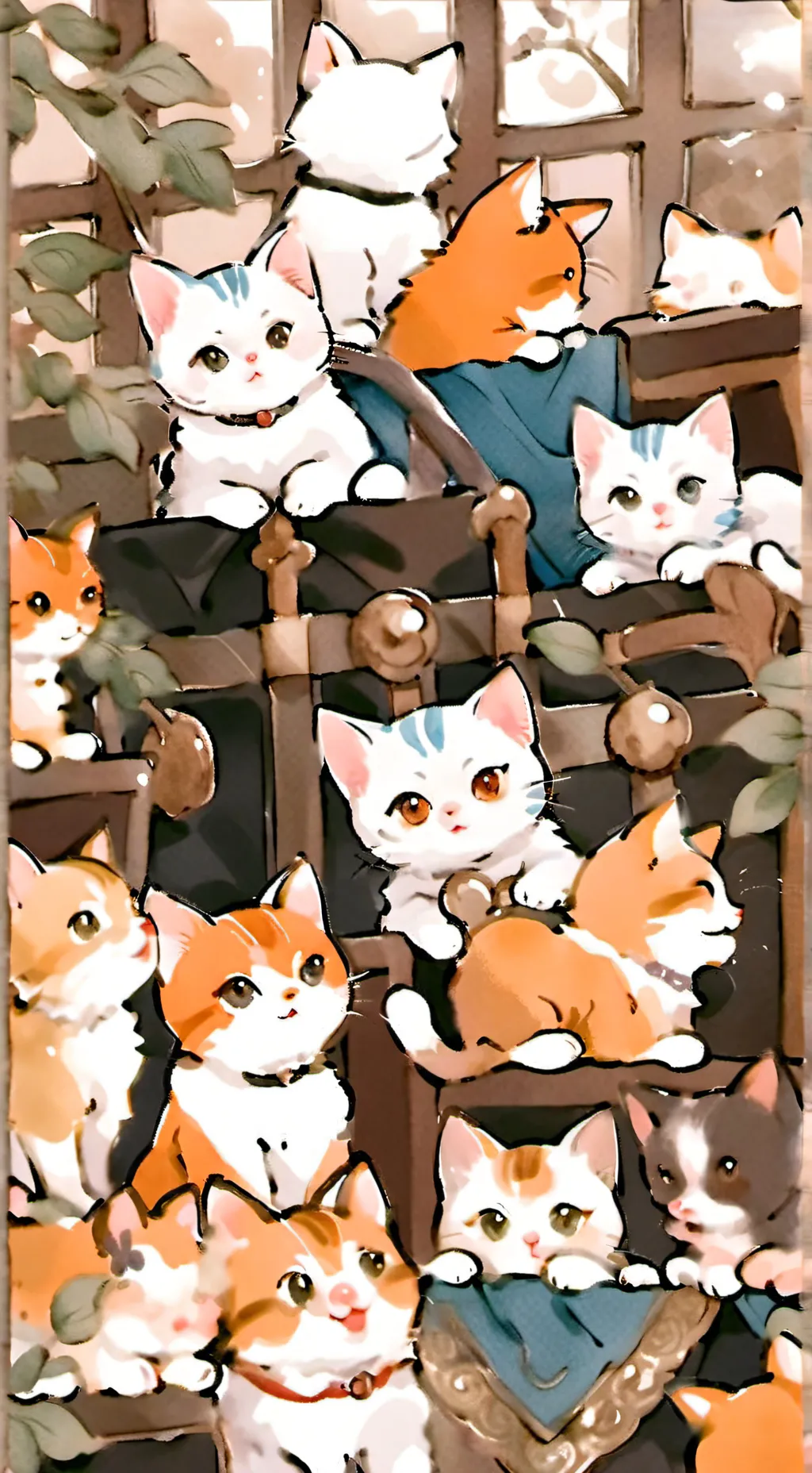 ai character: Pet store  background