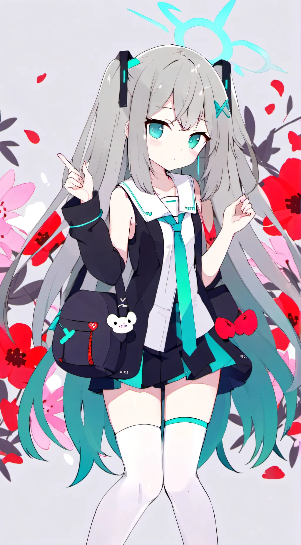 ai character: Miku background