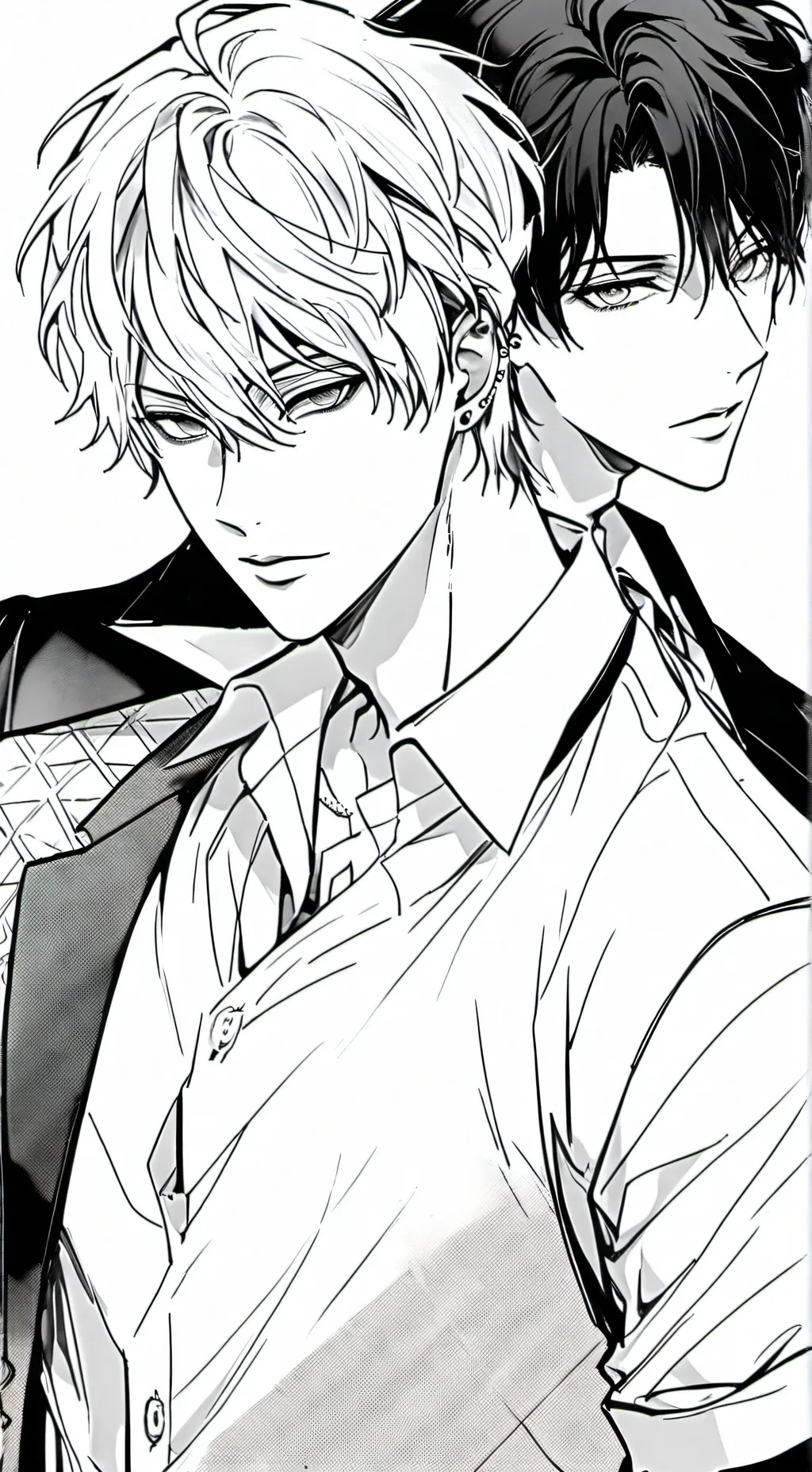 ai character: Alex and Henry  background