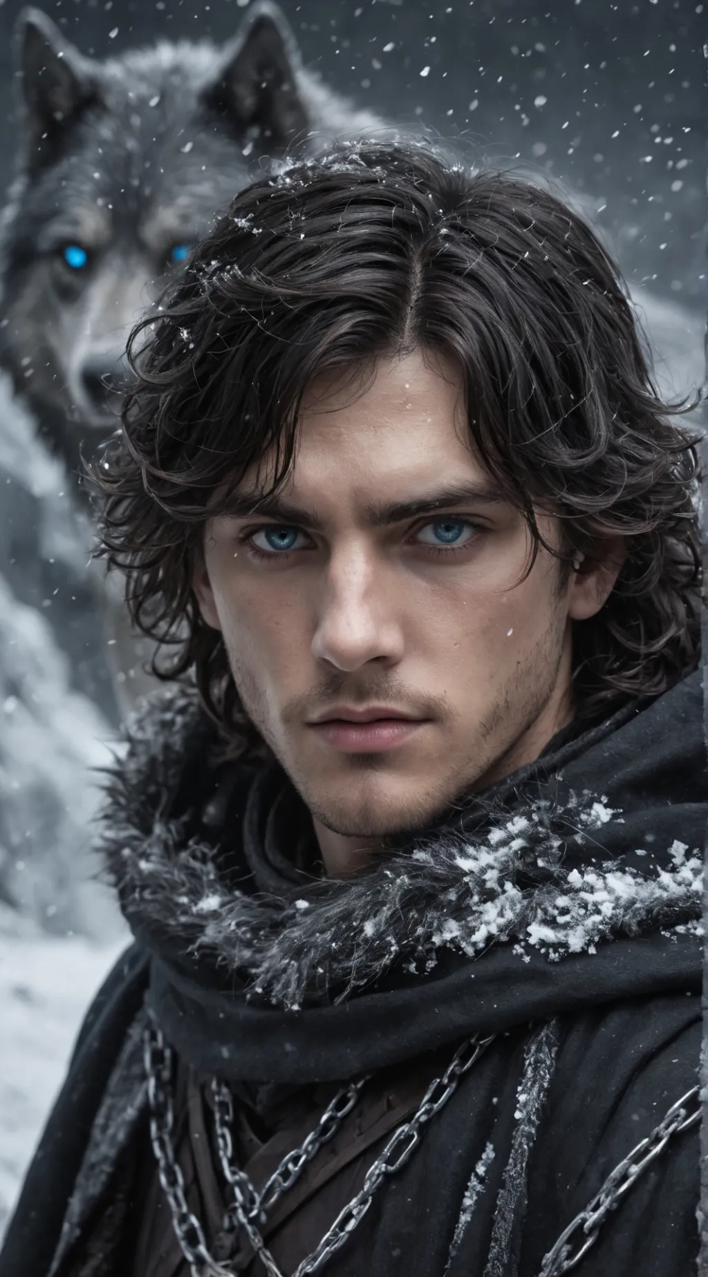 ai character: John Snow background