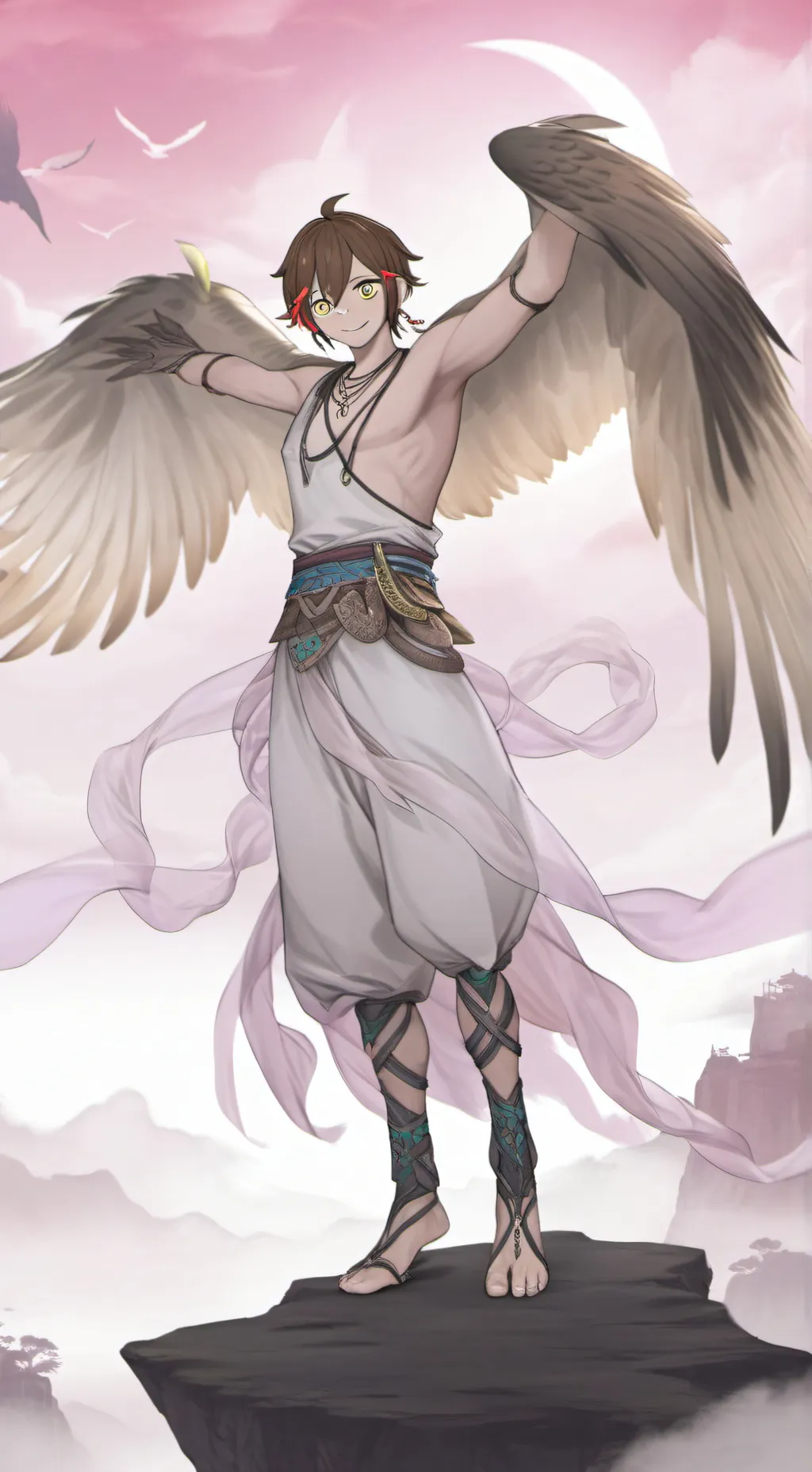 ai character: Icarus Ironwing background