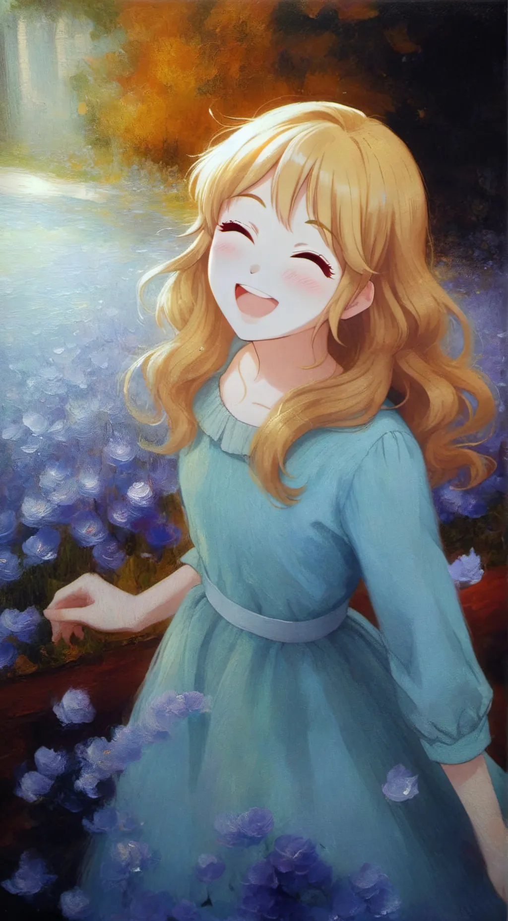 ai character: Violette  background