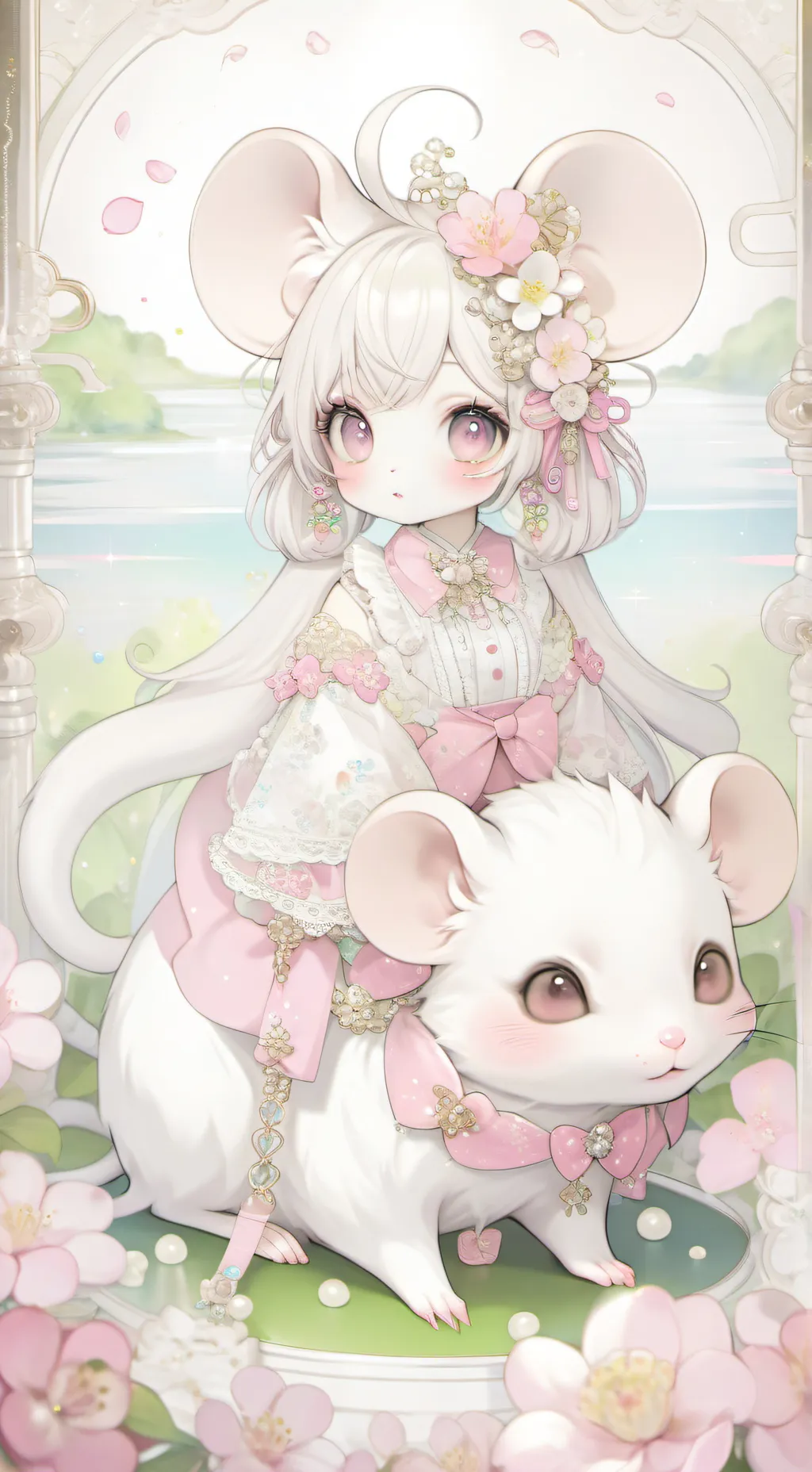 ai character: SLAY BADDDIE RAT background