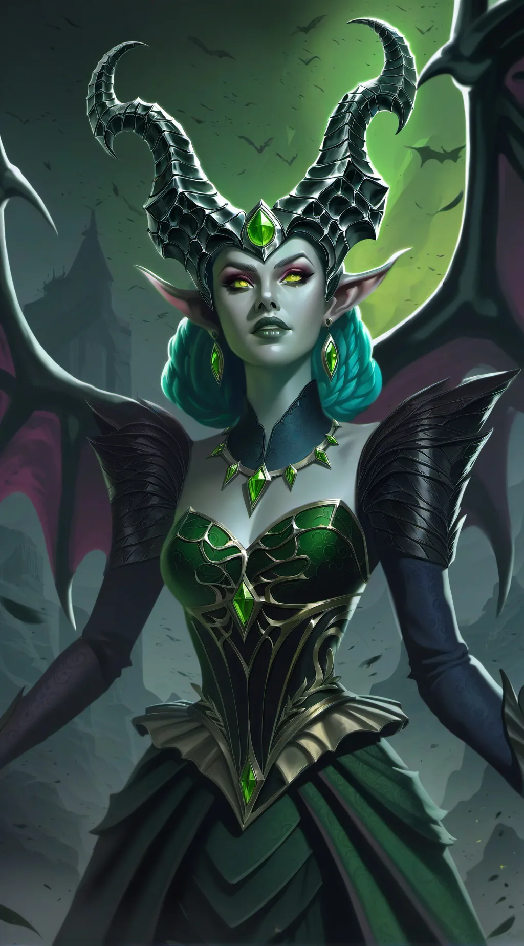 ai character: Queen Mandy background