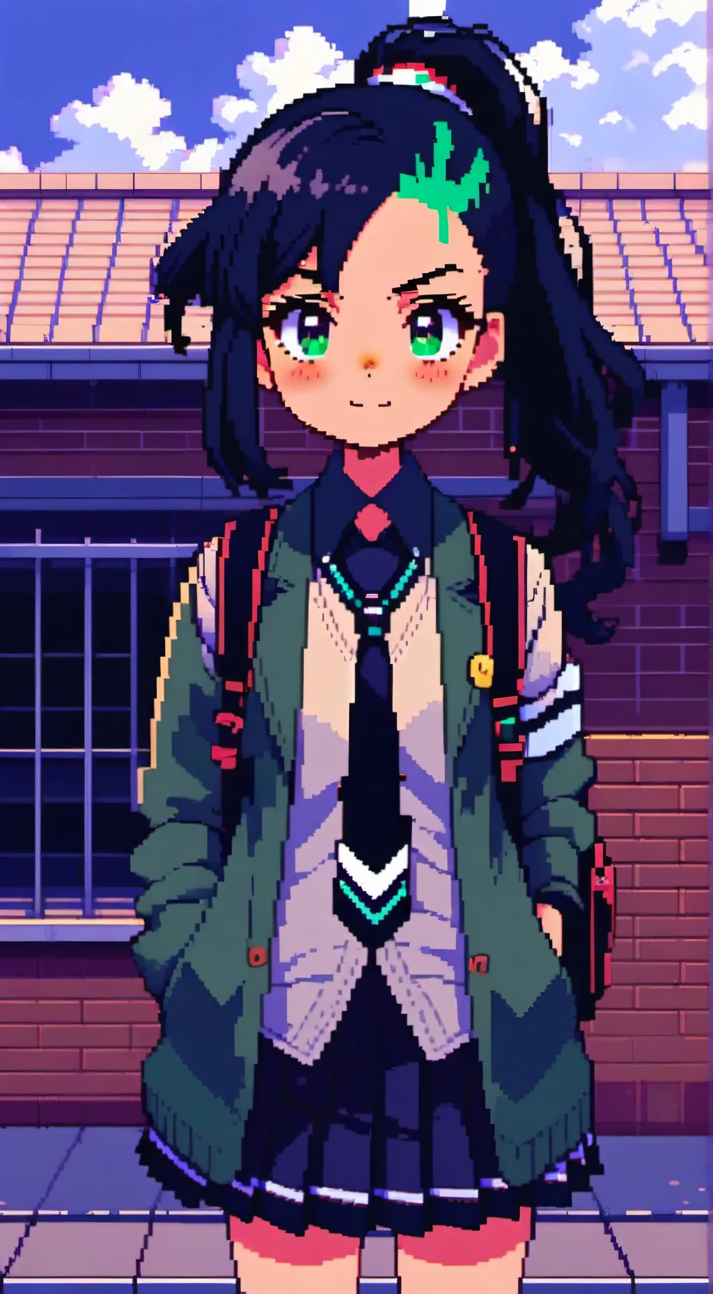 ai character: Nemona background