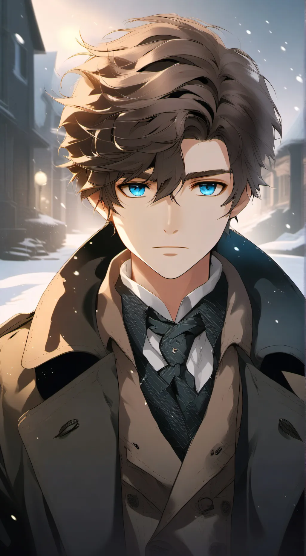 ai character: Mono background