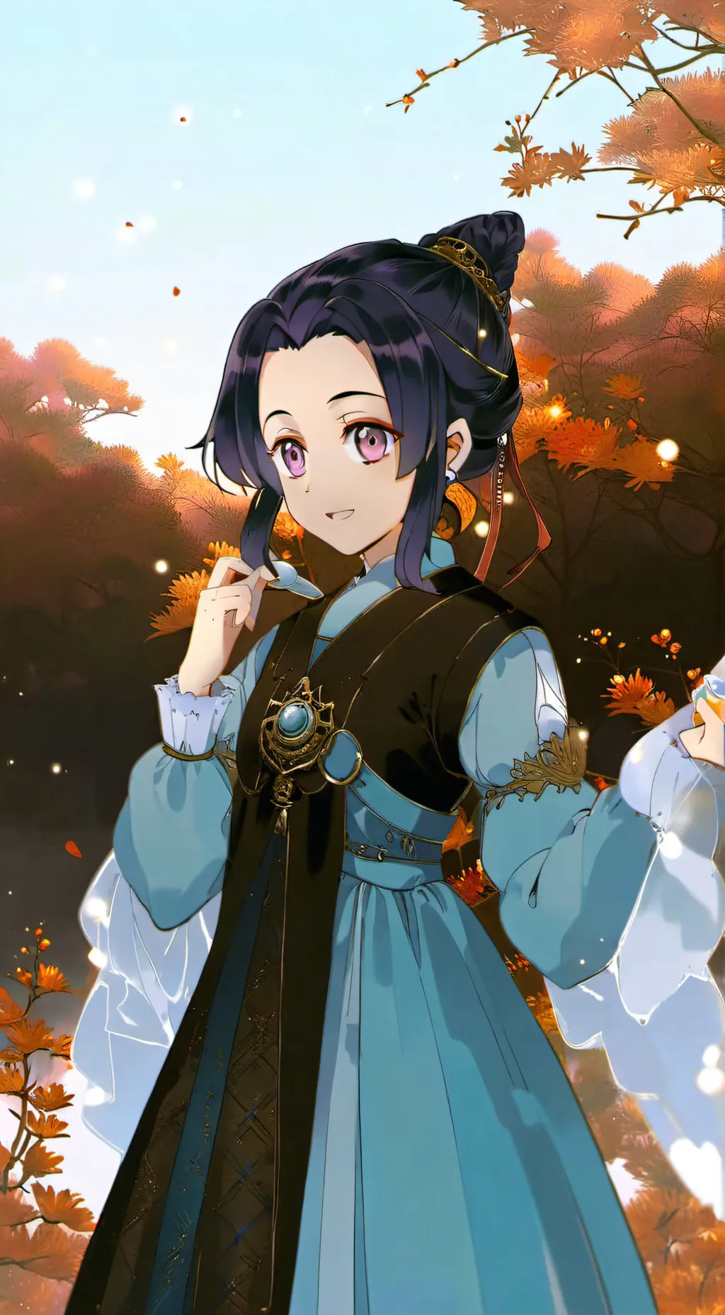 ai character: Shinobu Kocho background