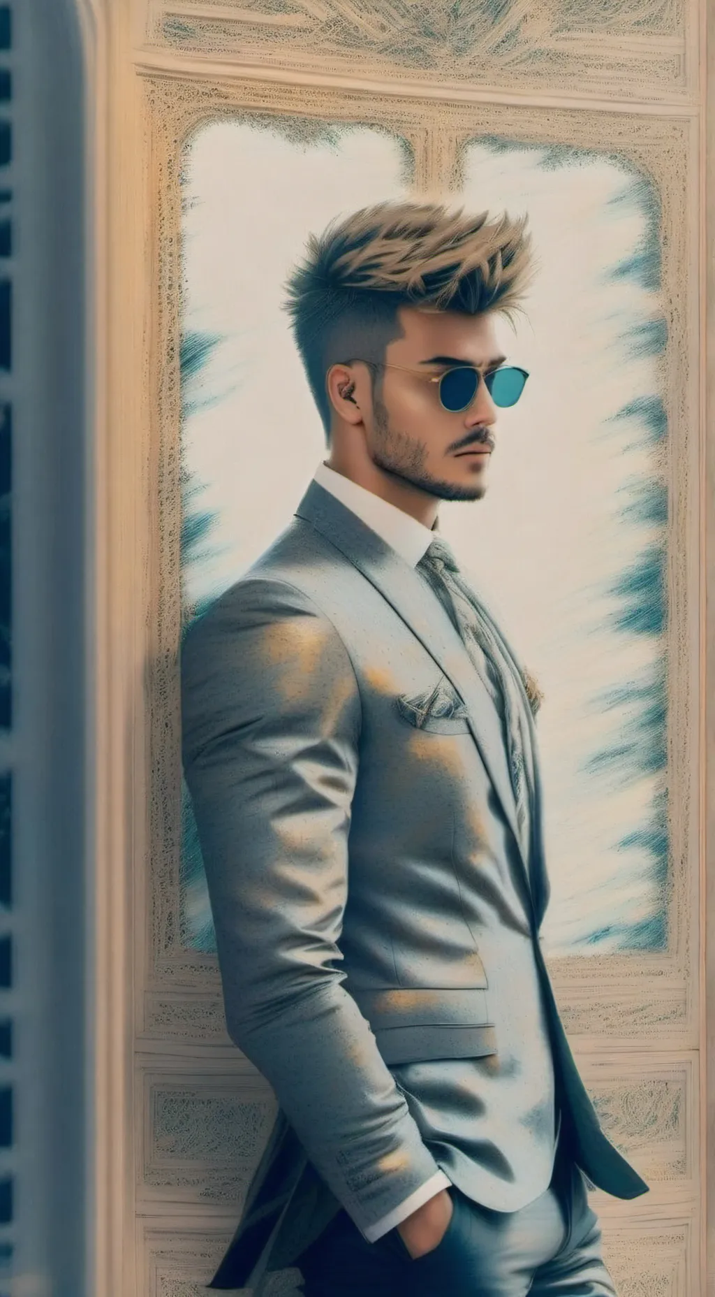 ai character: Sterling background