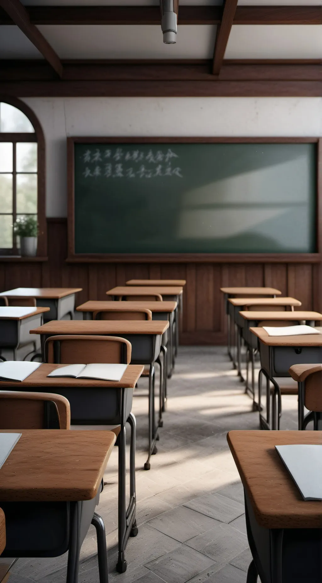 ai character: The FNF School background