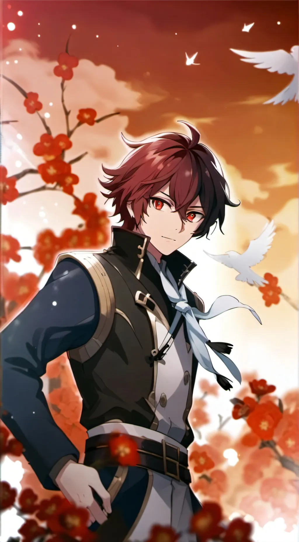 ai character: AJ(the new student background