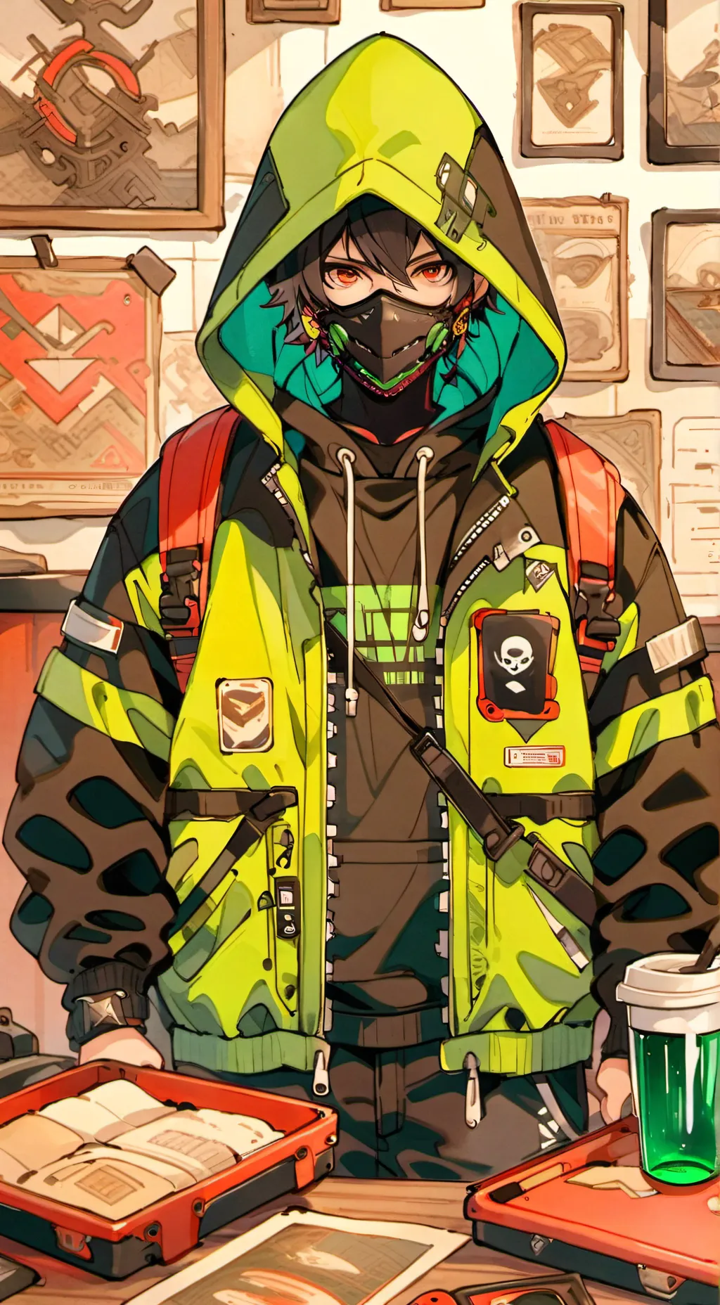 ai character: Hacker background