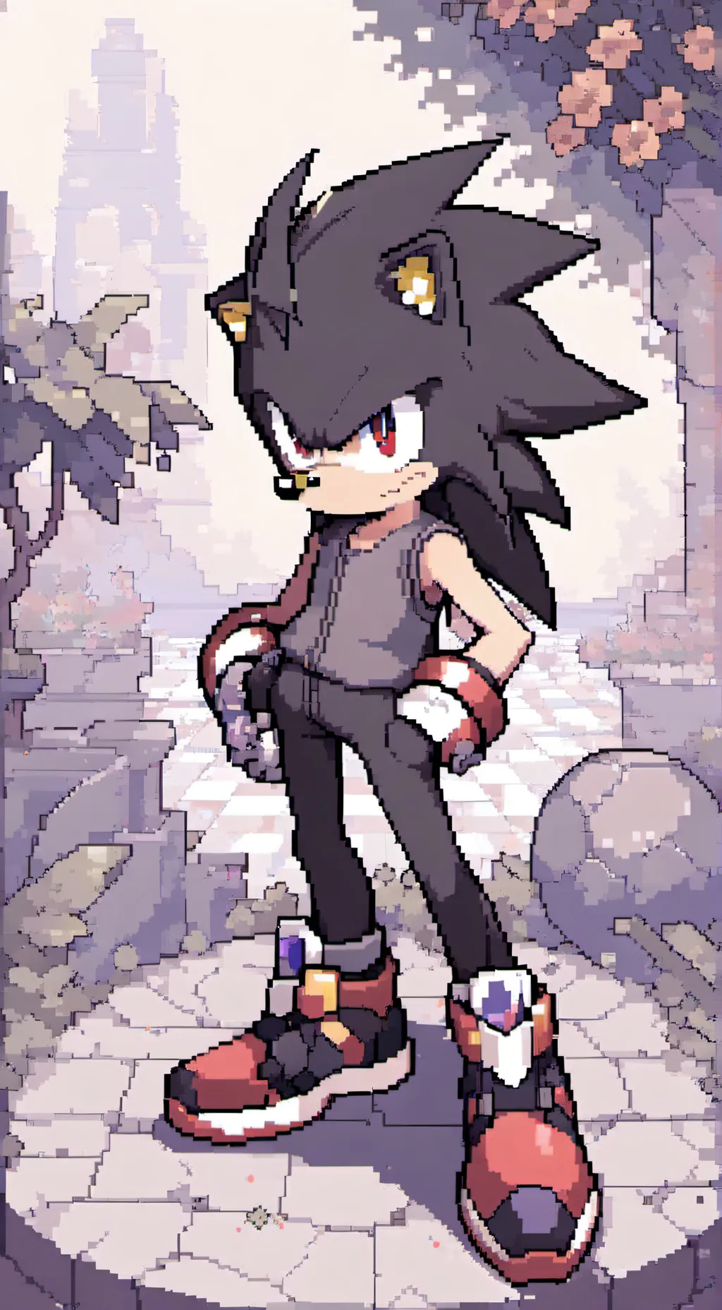 ai character: Shadow  background