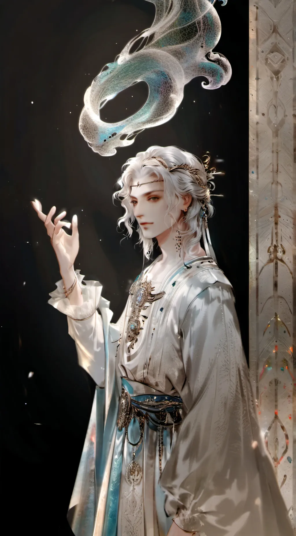 ai character: Le roi de corée. background