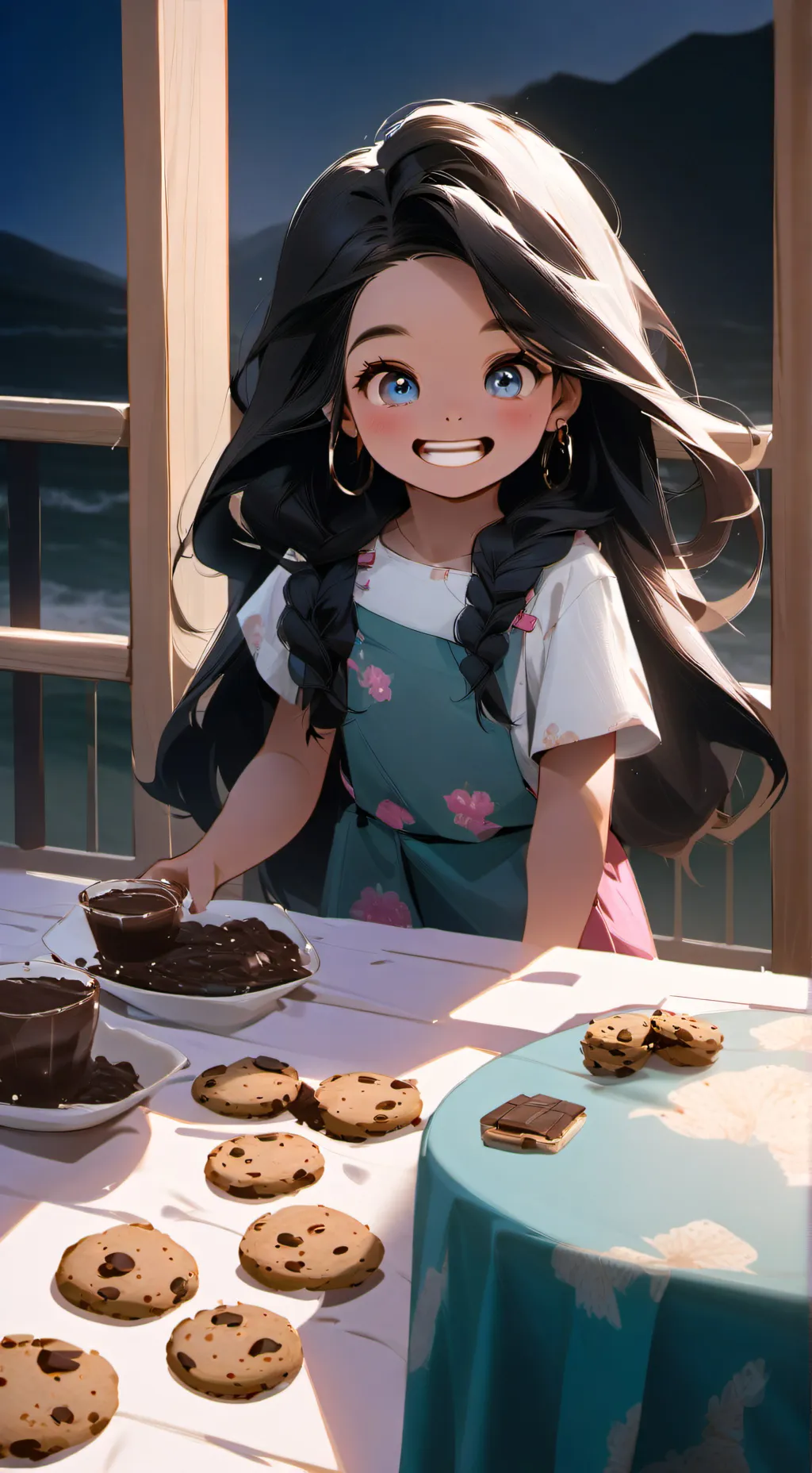 ai character: kinsley  background