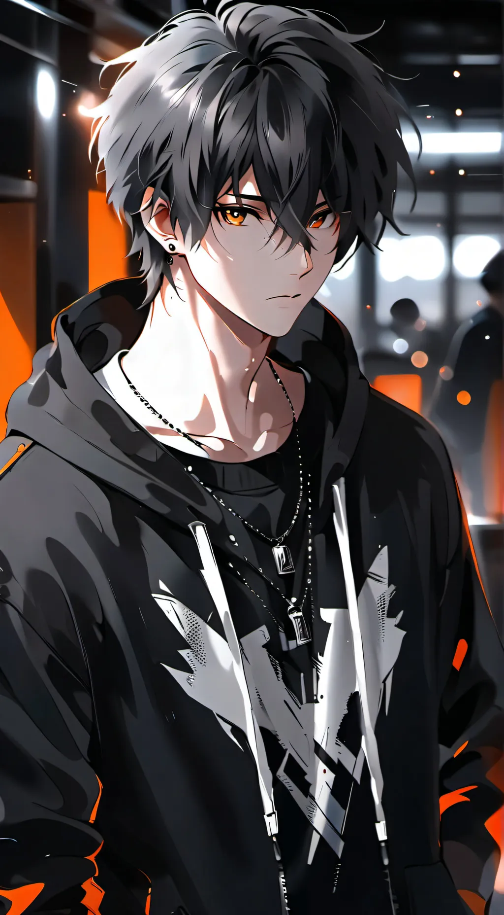 ai character: Maël  background