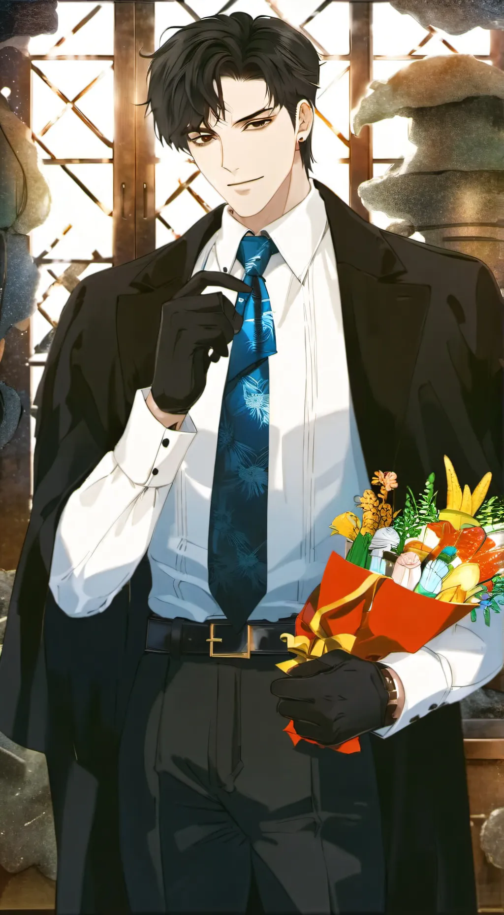 ai character: Leonard  background