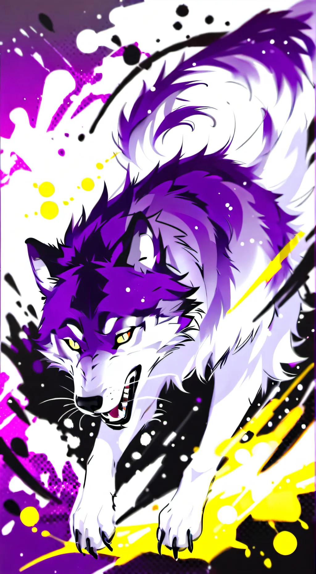 ai character: ★Coyote Uzi!☆ background