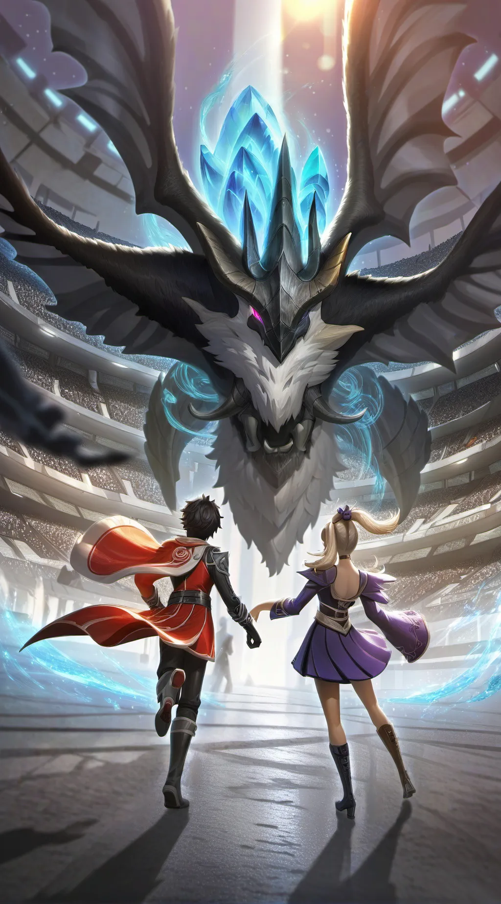 ai character: DW DOUBLE DATE!! background