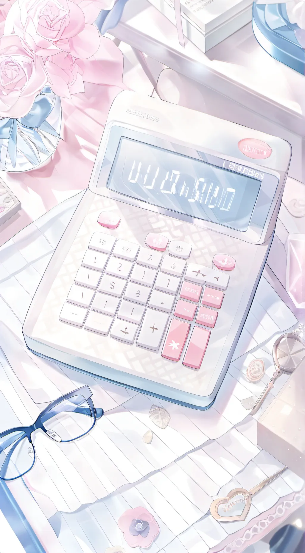 ai character: Calculator  background