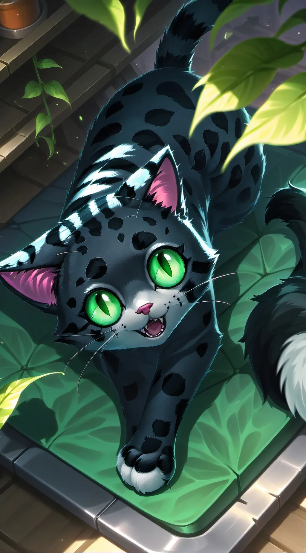 ai character: Mocha Spiritina background