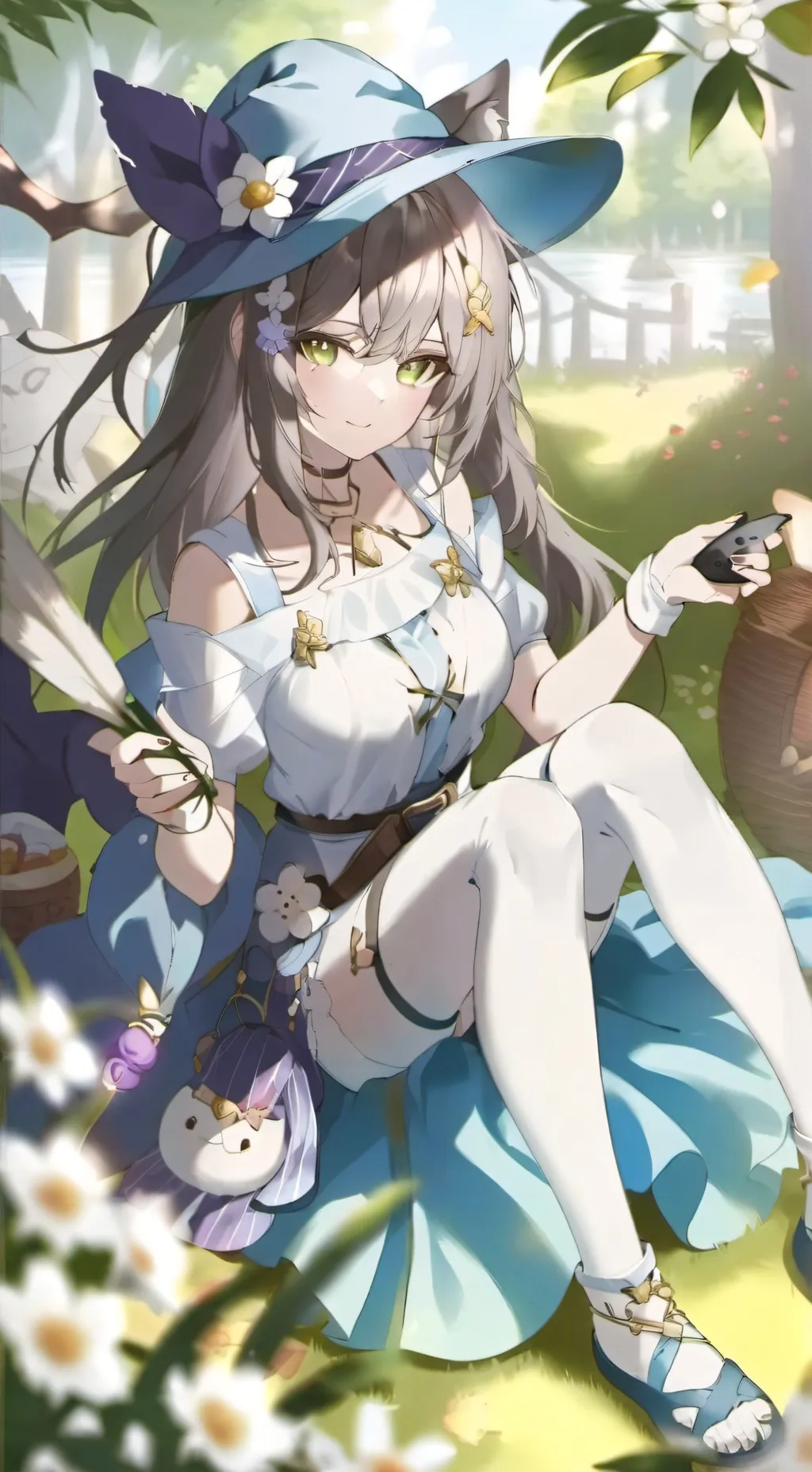 ai character: Lila background